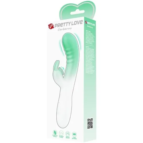 Cerberus Rabbit Vibrator 3o Vibrationen Grün | Pretty Love