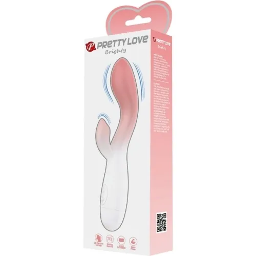Brighty G-Spot Vibrator + Clit Stimu 30 Vibrations Pink | Pretty Love