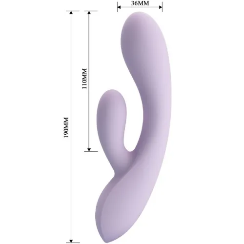 Rosolyn Rabbit Vibrator 10 Modes Purple | Pretty Love