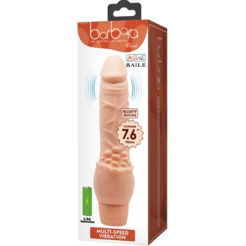 Barbara Realistic Vibrator 19.5cm Skin Tone | Baile