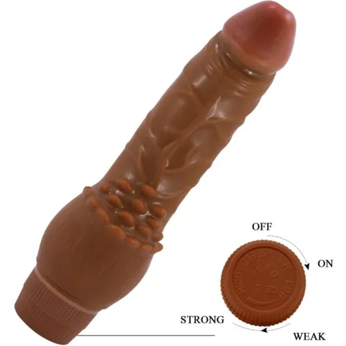 Barbara Realistischer Vibrator 19.5cm Braun | Baile