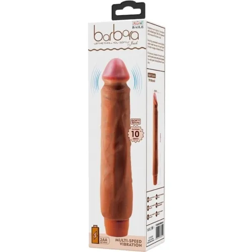 Jack Realistic Vibrator 26cm Brown | Baile