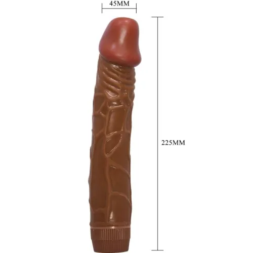 Bob Realistic Vibrator 22.5cm Brown | Baile