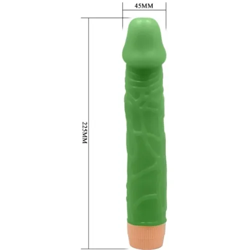 Bill Realistic Vibrator 22.5cm Green | Baile