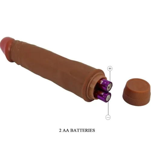 Dwarf Realistic Vibrator 21cm Brown | Baile