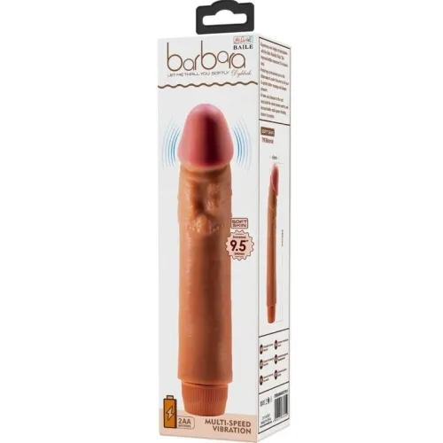 Dybbuk Realistic Vibrator 24cm Brown | Baile