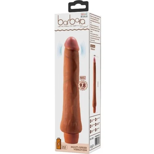 Dryad Realistic Vibrator 25cm Brown | Baile