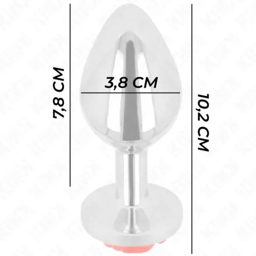 Anal Plug Rose Red L – Kink