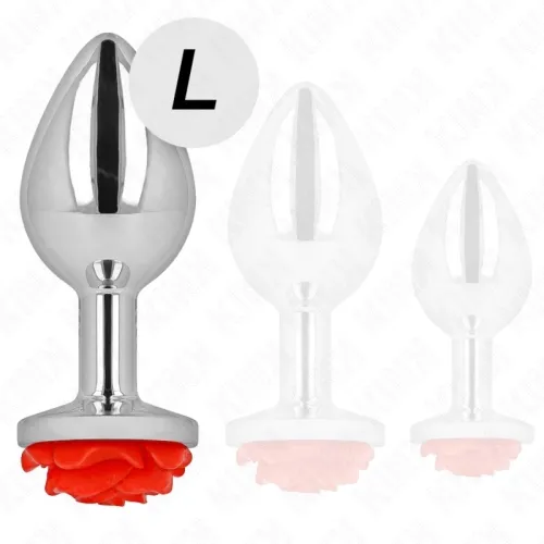 Anal Plug Rose Red L – Kink