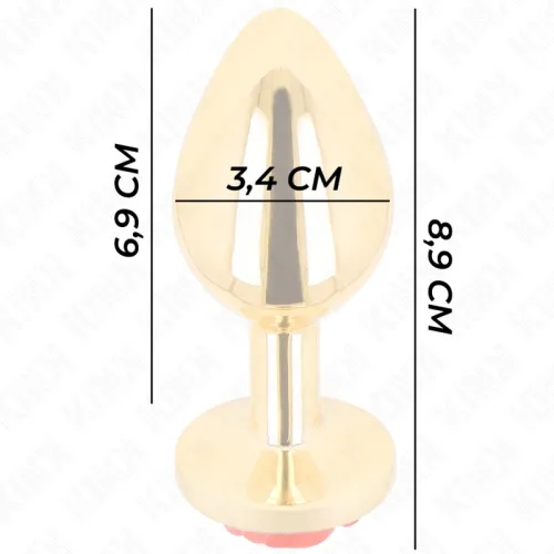Plug Anal Gold Rose Rot M – Kink