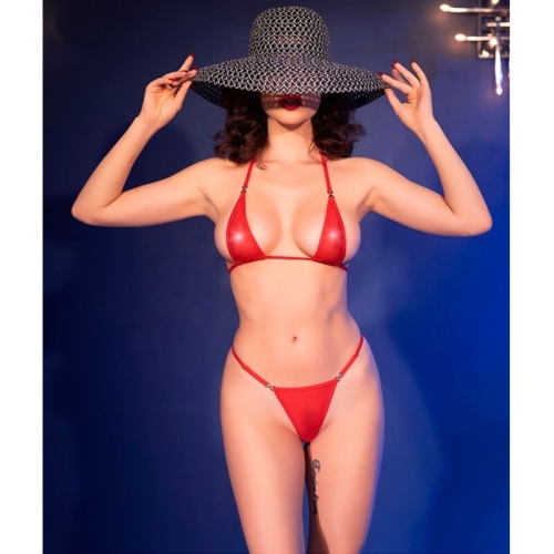 CHILIROSE - CR 4840 MIKROBIKINI ROT S/M