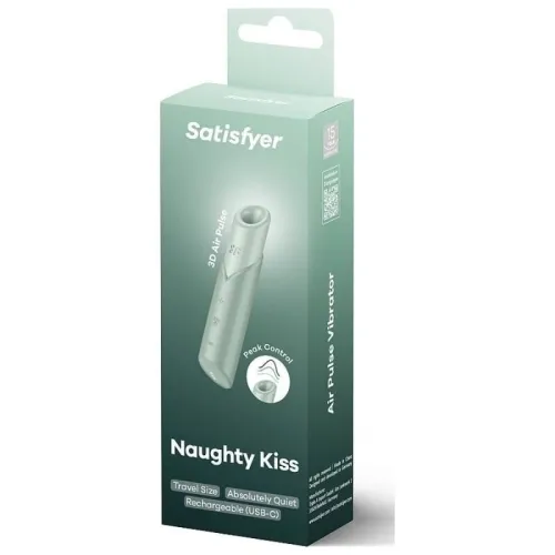 Naughty Kiss Wave Klit Stimu Aquamarin | Satisfyer