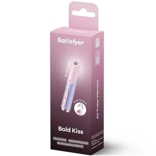 Bold Kiss Wave Klit Stimu Pink / Purple | Satisfyer