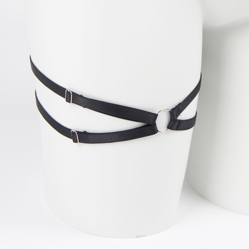 SUBBLIME - 955199 BH-SET MIT VERSTELLBARER SCHWARZER SCHLEIFE S/M