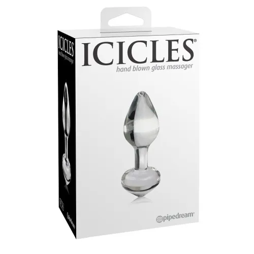 Nr. 44 Handgeblasener Glasdildo – Icicles