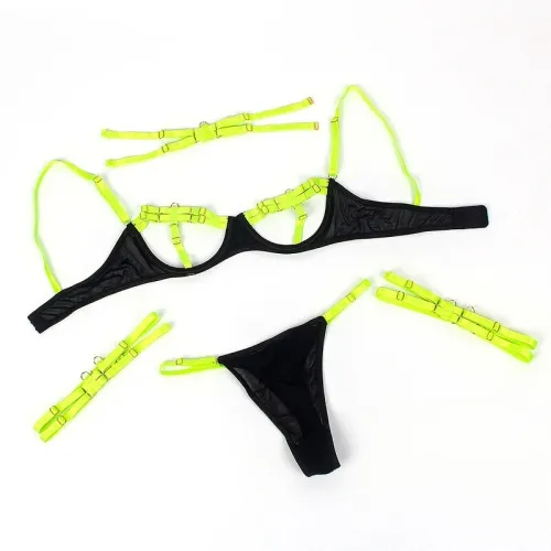 Bh-Set Fluoreszierendes Grün S/M – Subblime