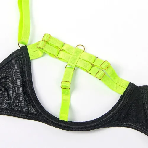 Bh-Set Fluoreszierendes Grün S/M – Subblime