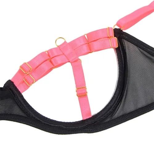 Bra Set Fluorescent Pink S/M – Sublime
