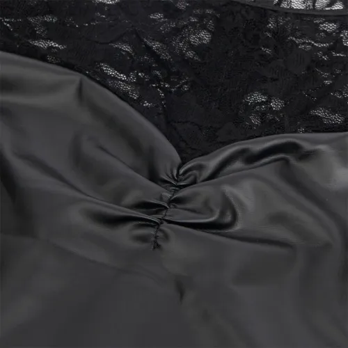 Long-sleeved dress with black lace L/XL – Subblime
