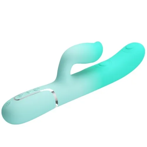 Gigi Multifunktions-Rabbit-Vibrator Aquagrün | Pretty Love