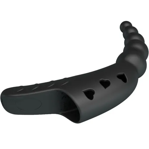Jordin Finger Vibrator 10 Modes Black | Pretty Love