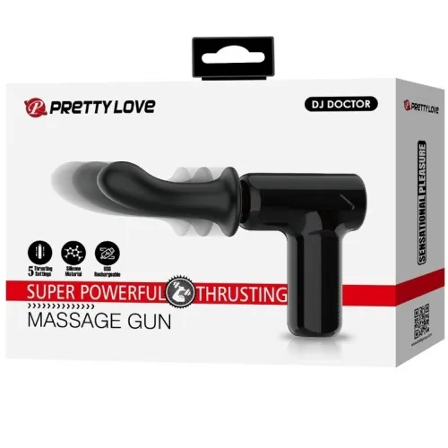 DJ Doctor Massager 5 Settings Black | Pretty Love