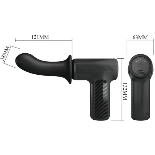 DJ Doctor Massager 5 Settings Black | Pretty Love