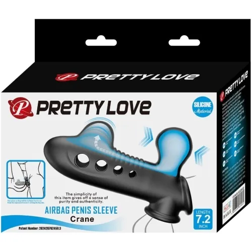Crane Penishülle Mit Airbag Schwarz – Pretty Love