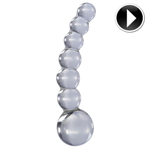 Nr. 66 Handgeblasener Glasdildo | Icicles