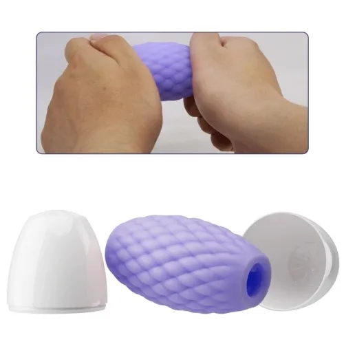 Athena Eros Silicone Masturbator Purple – Pretty Love