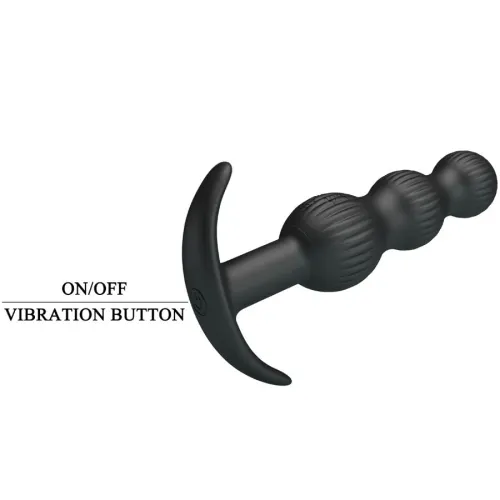 Sidney Anal Vibrator 10 Modes Black | Pretty Love