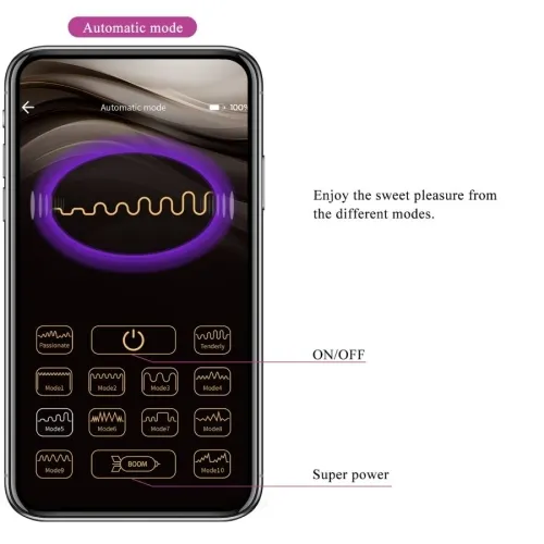 Leviathan App-Controlled Vibrator Purple | Pretty Love