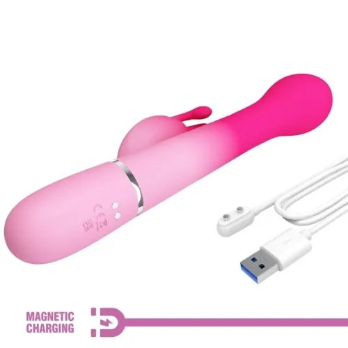 Dejon 3 In 1 Multifunktions-Rabbit-Vibrator Rosa | Pretty Love