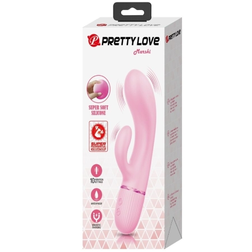 PRETTY LOVE - MARSKI RABBIT VIBRATOR & G-SPOT ROSA