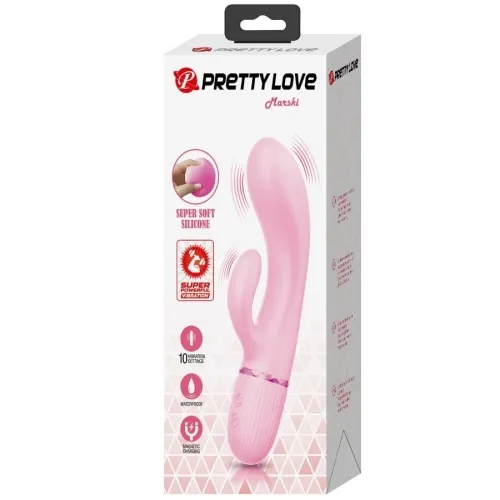 Marski Rabbit Vibrator & G-Spot Rosa | Pretty Love