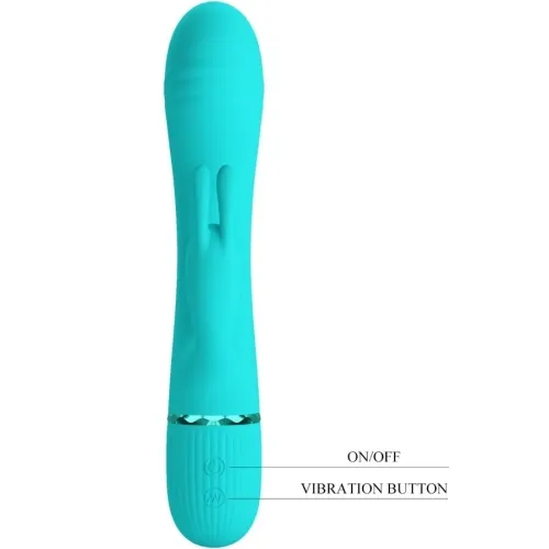 Scocco Vibrator Rabbit Turquoise | Pretty Love