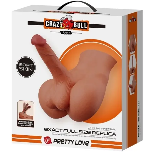Rhyne Back Realistic Natural Masturbator – Crazy Bull