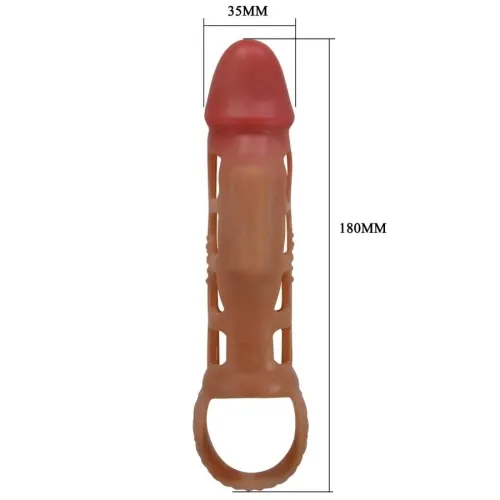 Preston Vibrating Penis Sleeve 18cm – Pretty Love