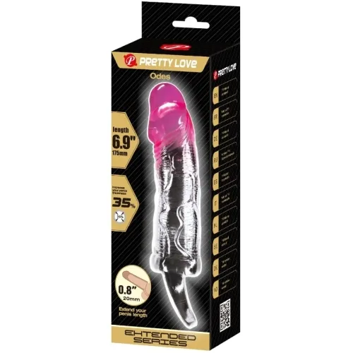 Odes Realistic 2cm Penis Decoy Sleeve Pink – Pretty Love