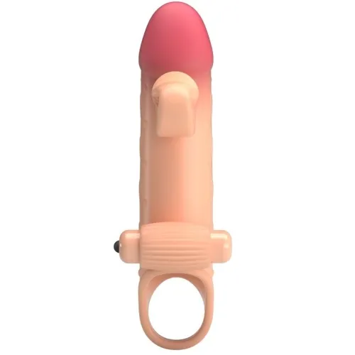 Vibrating Penis Sleeve Natural – Romance