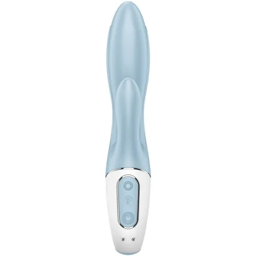 Air Pump Bunny 1 Aufblasbarer Kaninchenvibrator Blau | Satisfyer
