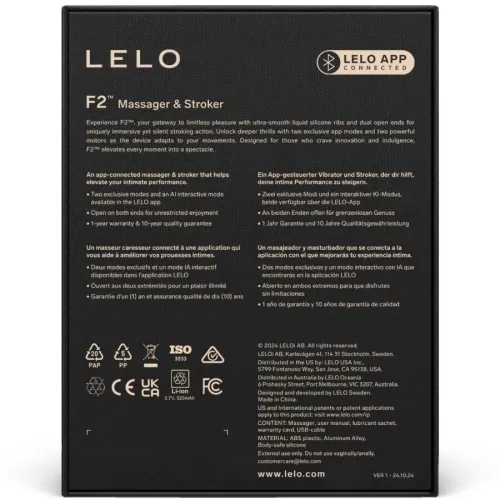 F2s™ Teal Männlicher Masturbator Blau – Lelo
