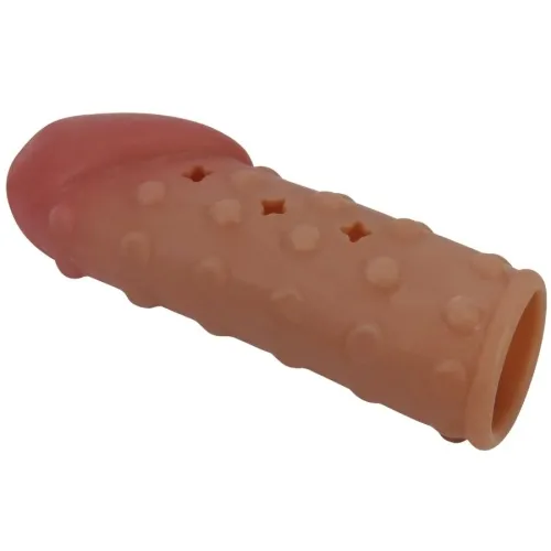 Tight and voluminous penis sheath Natural – Pretty Love