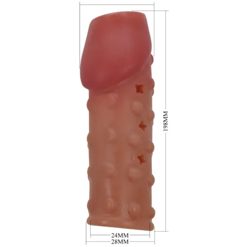 Tight and voluminous penis sheath Natural – Pretty Love