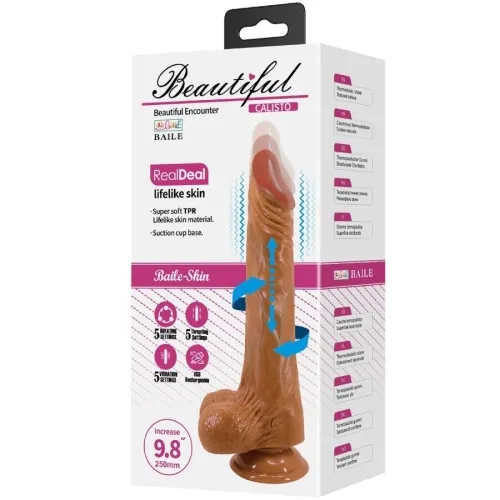 Calisto Realistischer Dildo 24cm Fleisch | Baile