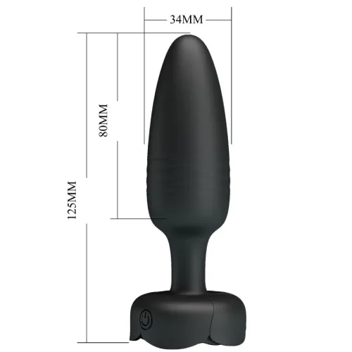Tarion Anal Plug with LED Light Black 12.5cm – Pretty Love