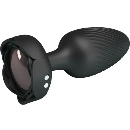 Varian Anal Plug with LED Light Black 10.8cm – Pretty Love