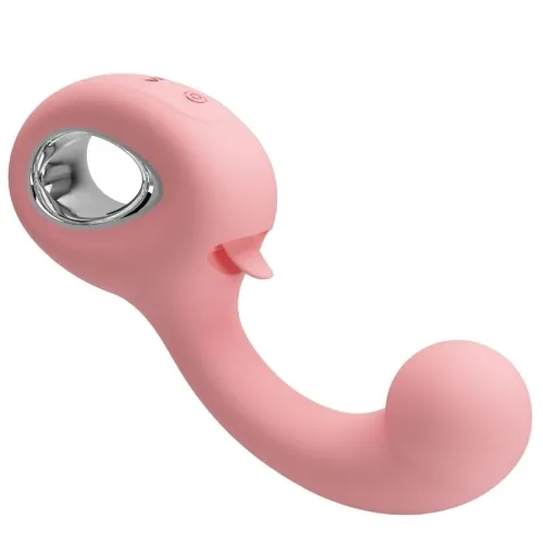 Erynnyes G-Spot Vibrator + Clit Stimu 10 Modes Pink | Pretty Love