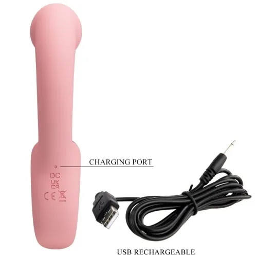 Erynnyes G-Spot Vibrator + Clit Stimu 10 Modes Pink | Pretty Love
