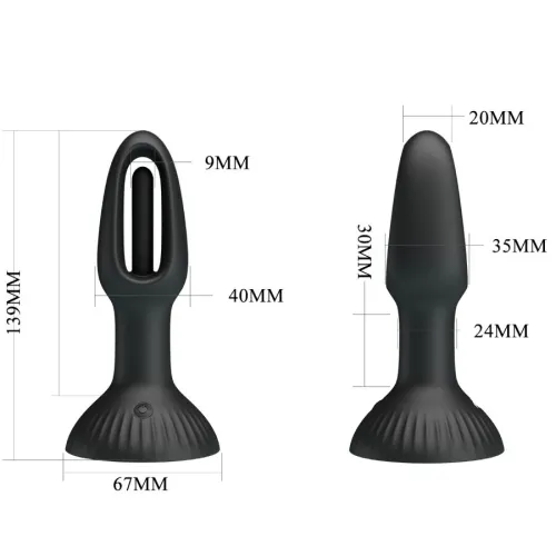 Hubert Anal Plug With 7 Vibration Modes – Pretty Love